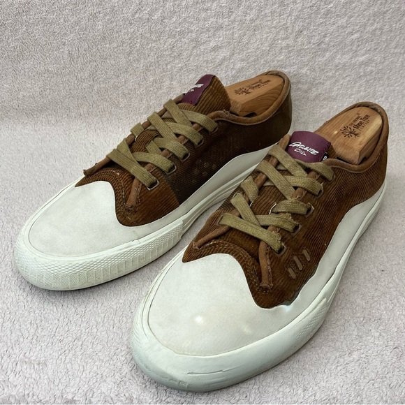 Globe Gillette Corduroy Skate Sneakers-Brown/Ivory-Men’s 9-Casual-Streetwear - Picture 5 of 11